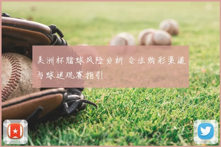 美洲杯赌球风险分析 合法购彩渠道与球迷观赛指引