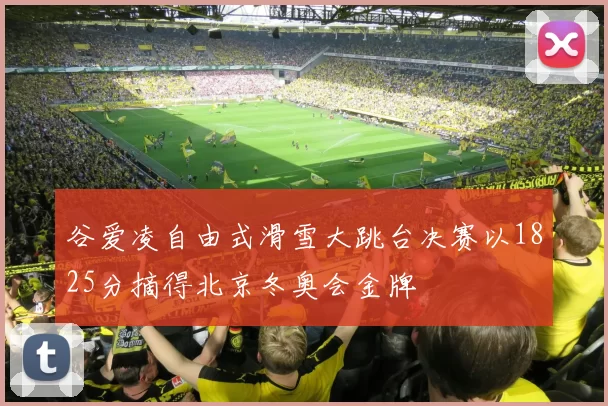 谷爱凌自由式滑雪大跳台决赛以1825分摘得北京冬奥会金牌